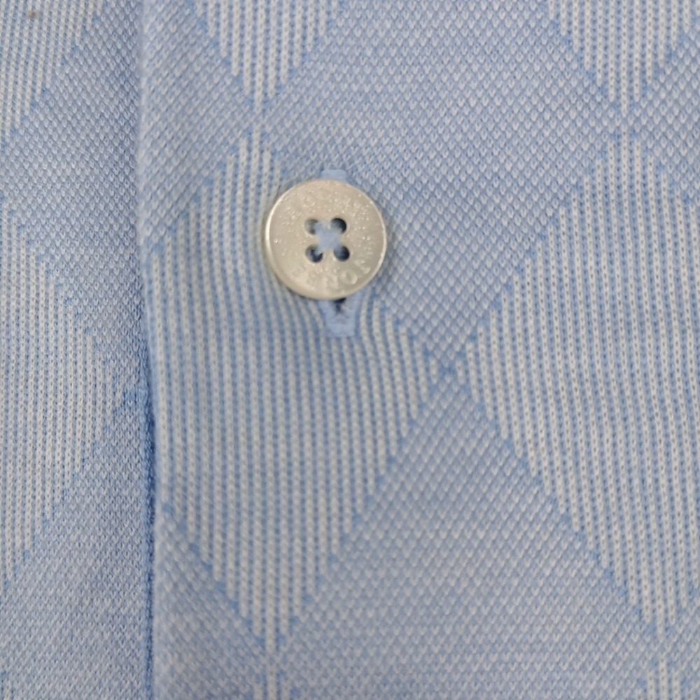 Bobby Jones Golf Light Blue Polo(Patch on Sleeve Member Guest 1949) Size Large - Picture 4 of 10